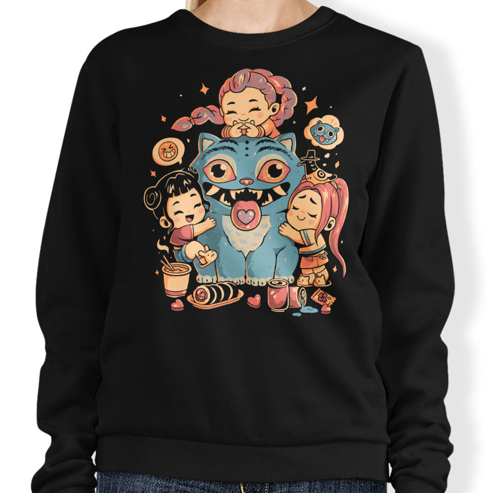 Demon Huggers - Adult & Kids T-Shirts, Sweatshirts & Hoodies apparel design preview 1