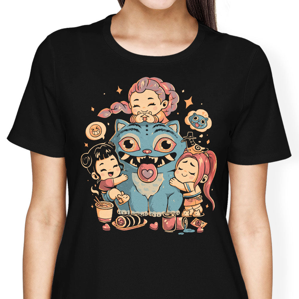 Demon Huggers Women's Apparel - Adult & Kids T-Shirts, Sweatshirts & Hoodies apparel design preview 1