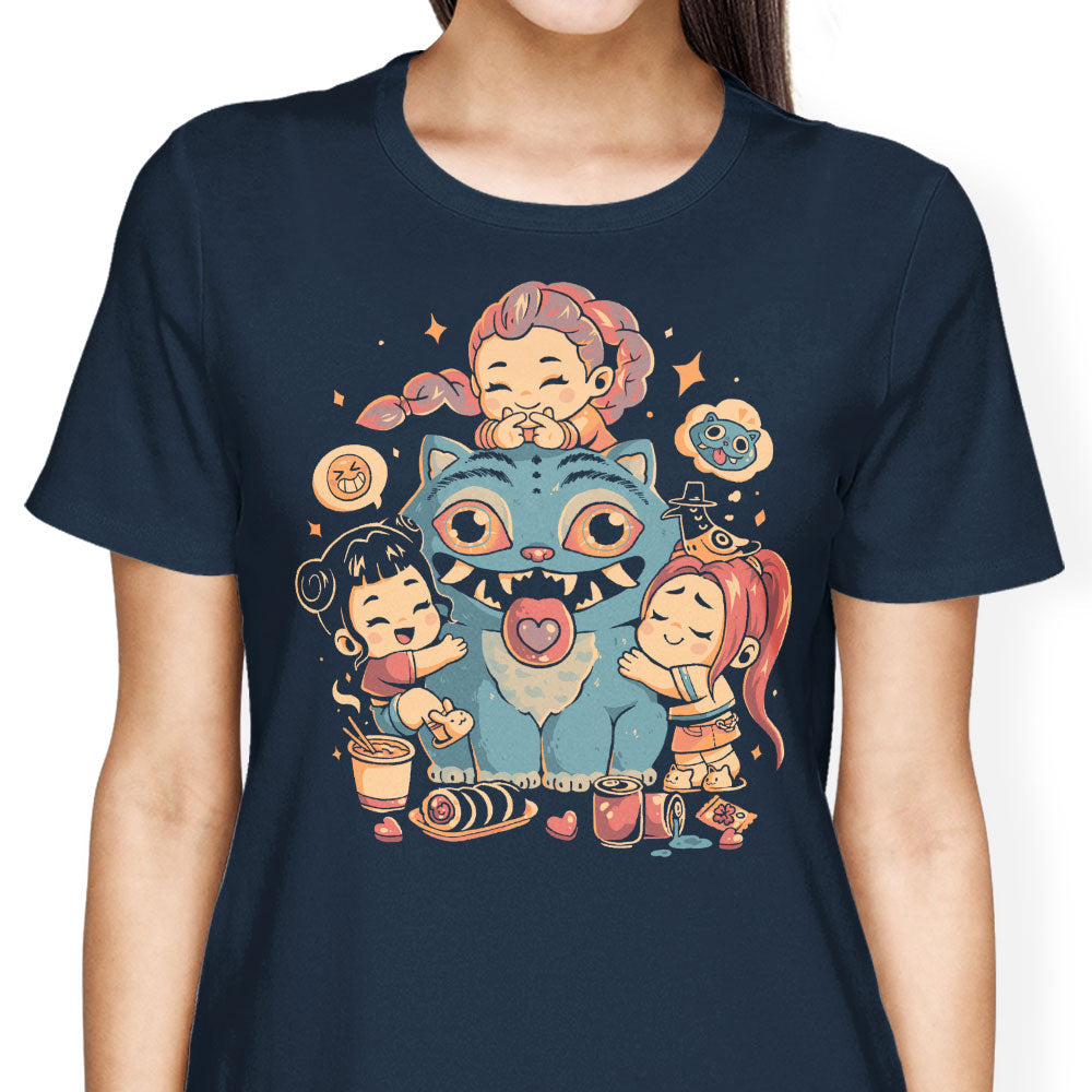 Demon Huggers Women's Apparel - Adult & Kids T-Shirts, Sweatshirts & Hoodies apparel design preview 2