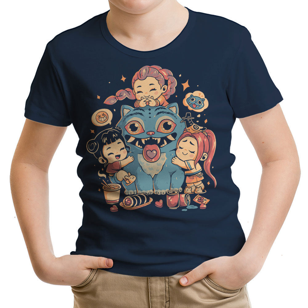 Demon Huggers Youth Apparel - Adult & Kids T-Shirts, Sweatshirts & Hoodies apparel design preview 2