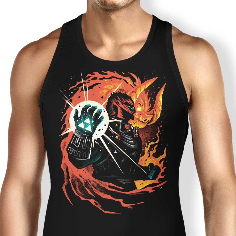 Demon King Tank Top - Adult & Kids T-Shirts, Sweatshirts & Hoodies apparel design preview 1
