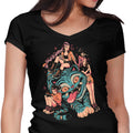 Demon Pillow Women's V-Neck - Adult & Kids T-Shirts, Sweatshirts & Hoodies apparel design preview 1