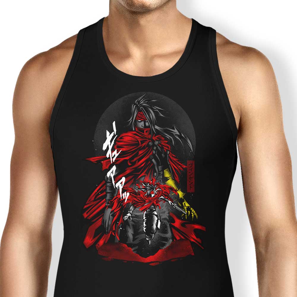 Demon Red Cape Tank Top - Adult & Kids T-Shirts, Sweatshirts & Hoodies apparel design preview 1