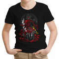 Demon Red Cape Youth Apparel - Adult & Kids T-Shirts, Sweatshirts & Hoodies apparel design preview 1