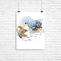 Deranged Killer Snow Walkers Poster - Adult & Kids T-Shirts, Sweatshirts & Hoodies apparel design preview 1