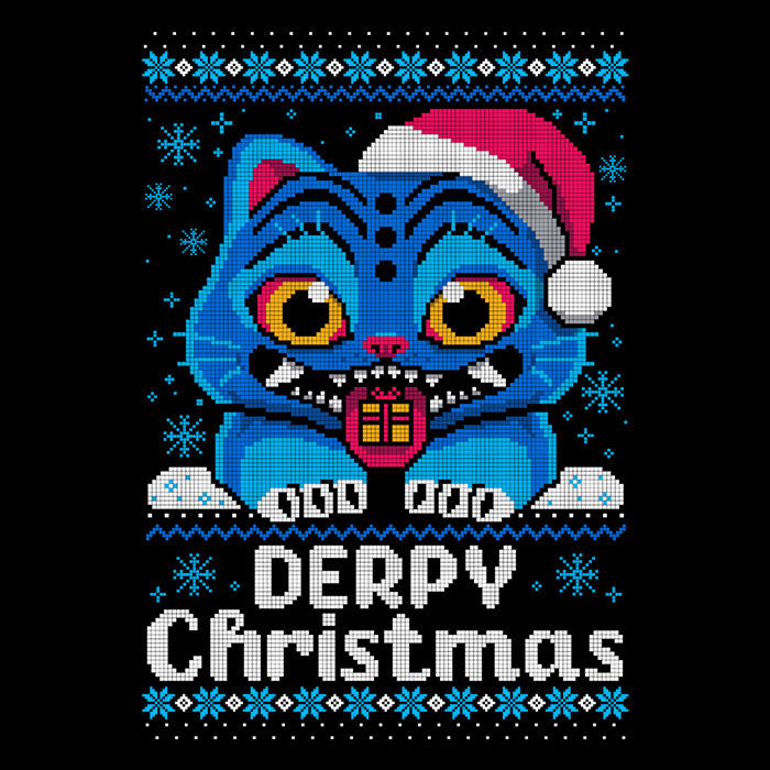 Derpy Christmas Sweater Men's Apparel - Adult & Kids T-Shirts, Sweatshirts & Hoodies apparel design preview 2