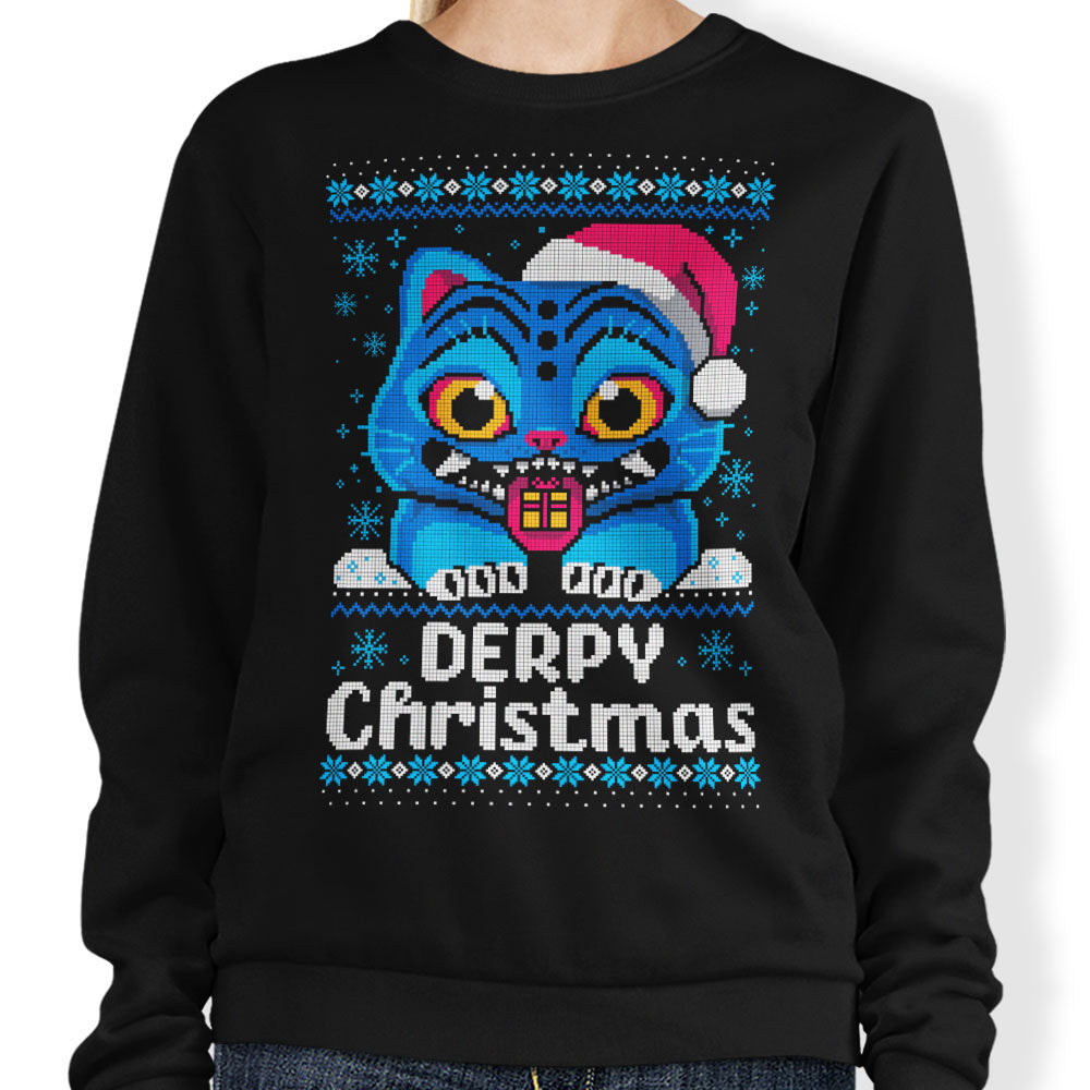 Derpy Christmas Sweater - Adult & Kids T-Shirts, Sweatshirts & Hoodies apparel design preview 1