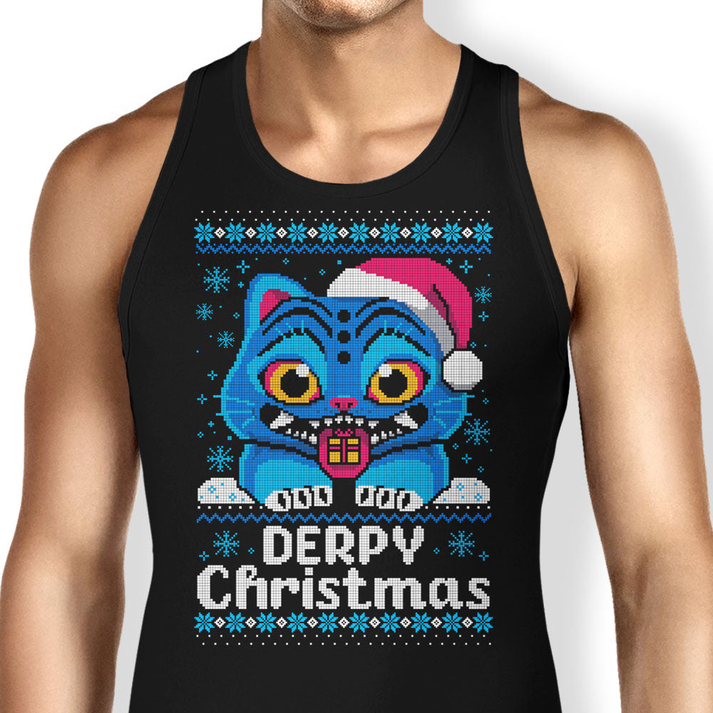 Derpy Christmas Sweater Tank Top - Adult & Kids T-Shirts, Sweatshirts & Hoodies apparel design preview 1