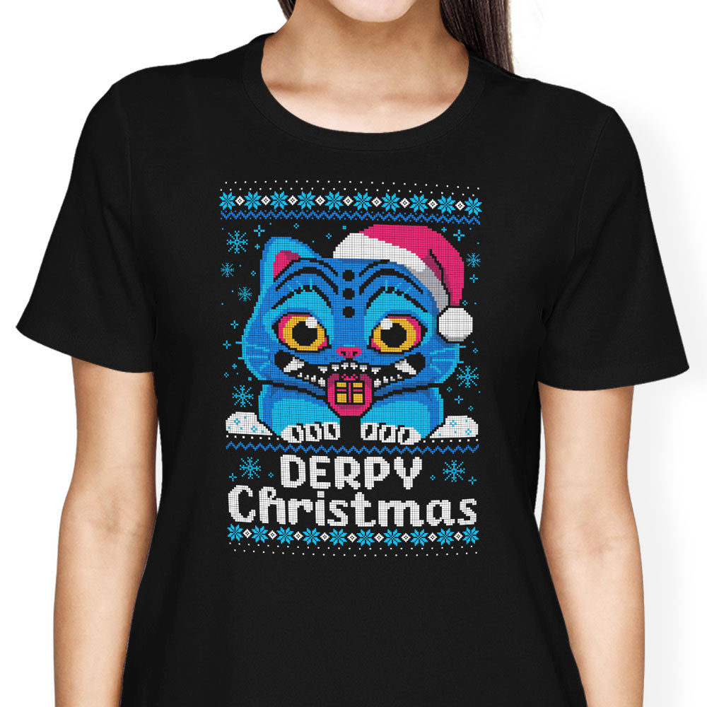 Derpy Christmas Sweater Women's Apparel - Adult & Kids T-Shirts, Sweatshirts & Hoodies apparel design preview 1