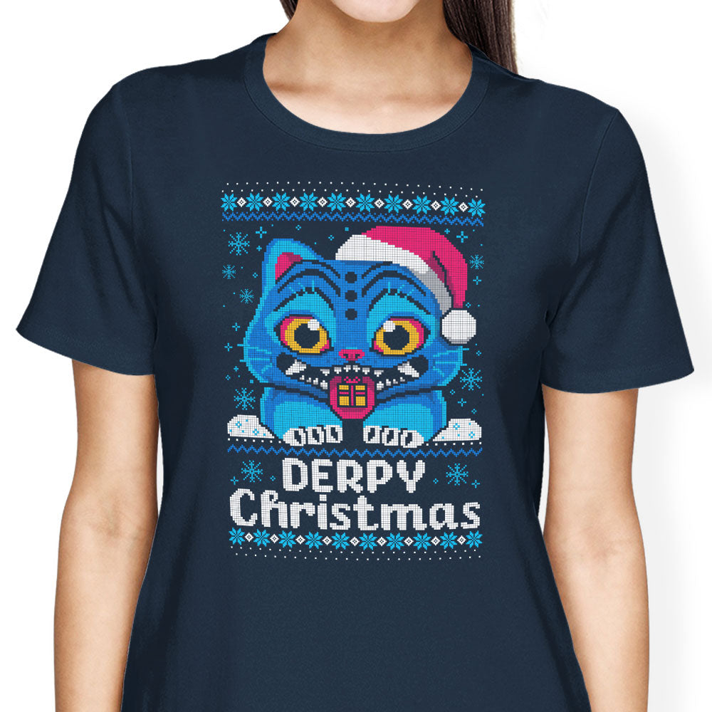 Derpy Christmas Sweater Women's Apparel - Adult & Kids T-Shirts, Sweatshirts & Hoodies apparel design preview 2