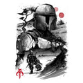 Desert Hunter Sumi-e Coasters - Adult & Kids T-Shirts, Sweatshirts & Hoodies apparel design preview 1