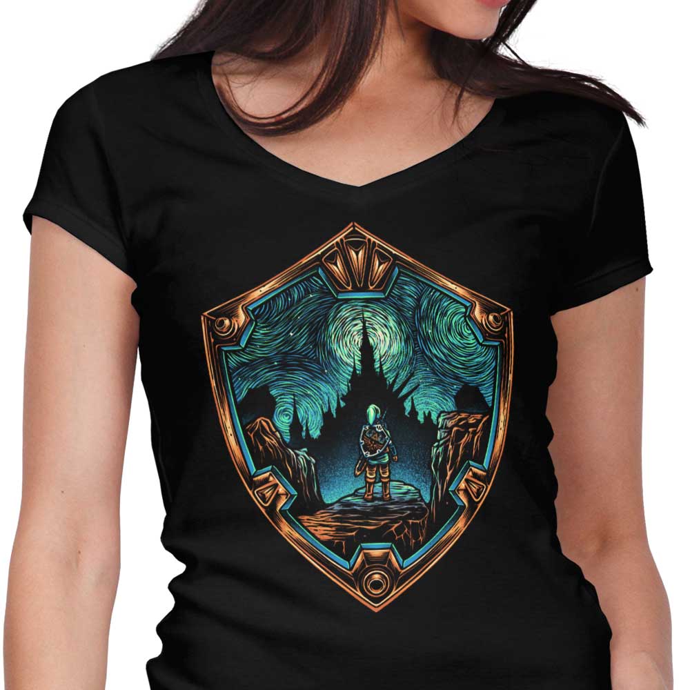 Destiny in the Horizon Women's V-Neck - Adult & Kids T-Shirts, Sweatshirts & Hoodies apparel design preview 1