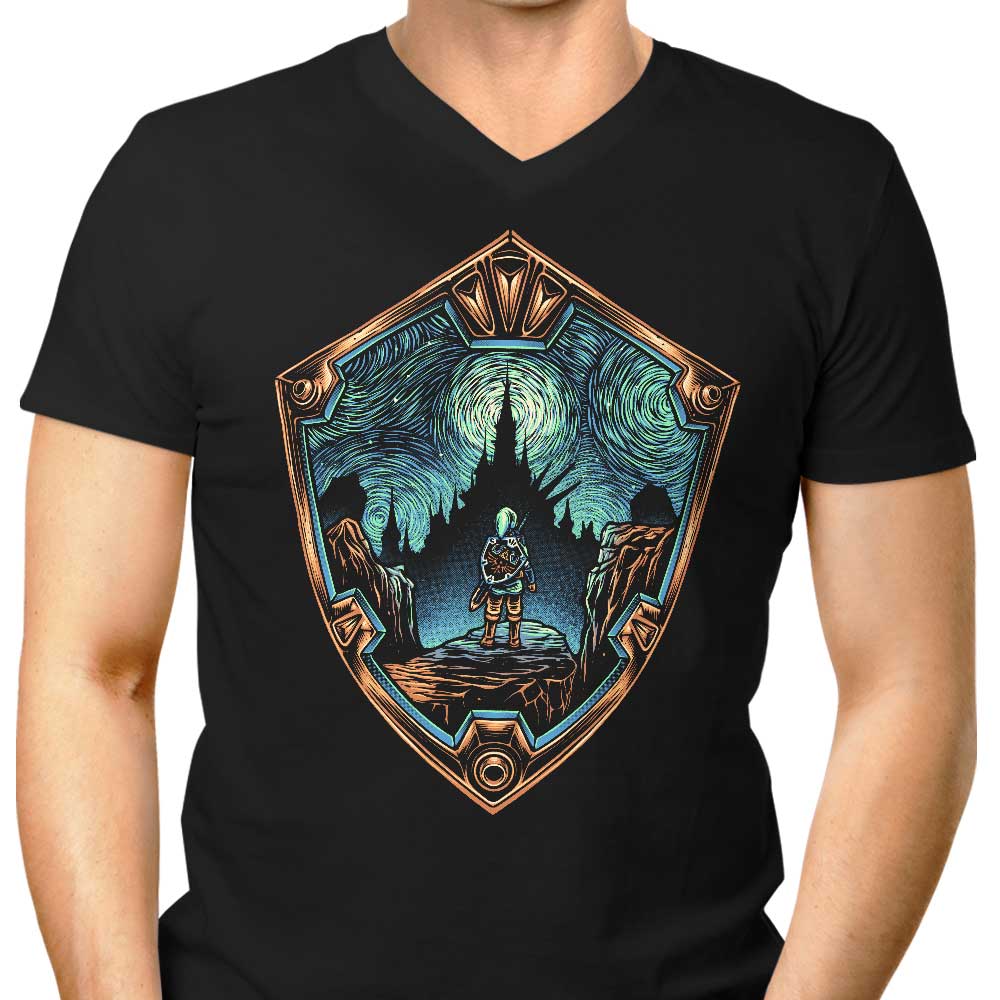 Destiny in the Horizon Men's V-Neck - Adult & Kids T-Shirts, Sweatshirts & Hoodies apparel design preview 1