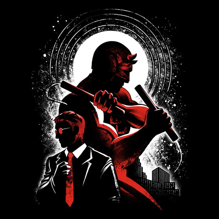 Devil Lawyer Men's V-Neck - Adult & Kids T-Shirts, Sweatshirts & Hoodies apparel design preview 2