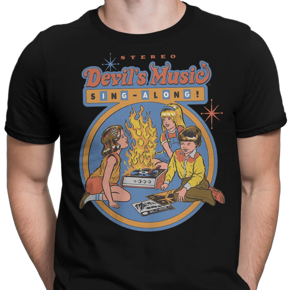 Devil's Music Sing-Along Men's Apparel - Adult & Kids T-Shirts, Sweatshirts & Hoodies apparel design preview 2