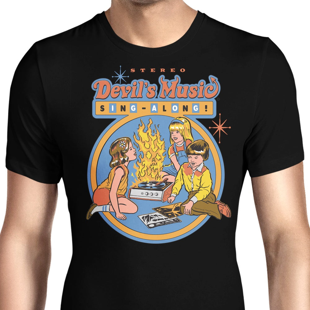 Devil's Music Sing-Along Men's Apparel - Adult & Kids T-Shirts, Sweatshirts & Hoodies apparel design preview 1