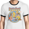 Devil's Music Sing-Along Ringer - Adult & Kids T-Shirts, Sweatshirts & Hoodies apparel design preview 1