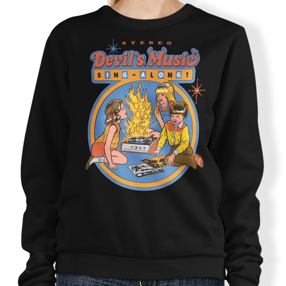 Devil's Music Sing-Along - Adult & Kids T-Shirts, Sweatshirts & Hoodies apparel design preview 1
