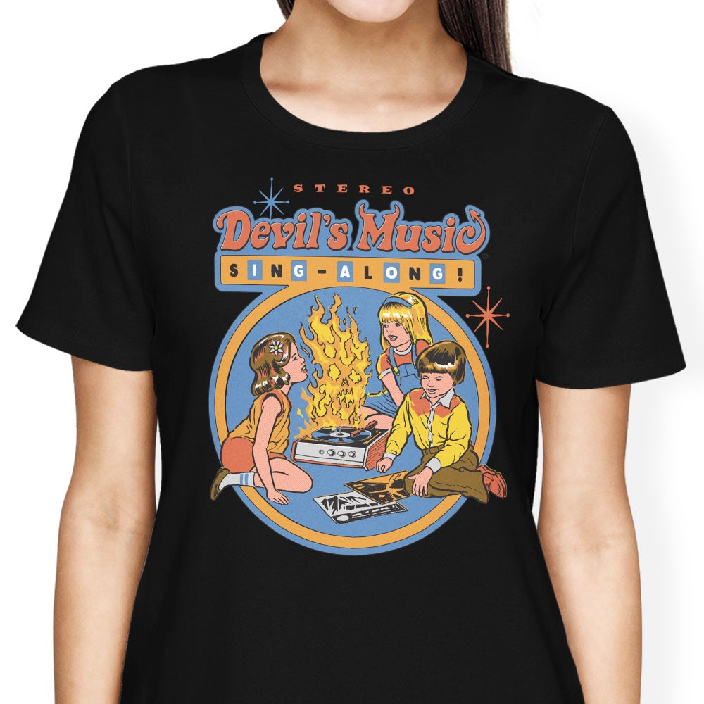 Devil's Music Sing-Along Women's Apparel - Adult & Kids T-Shirts, Sweatshirts & Hoodies apparel design preview 2