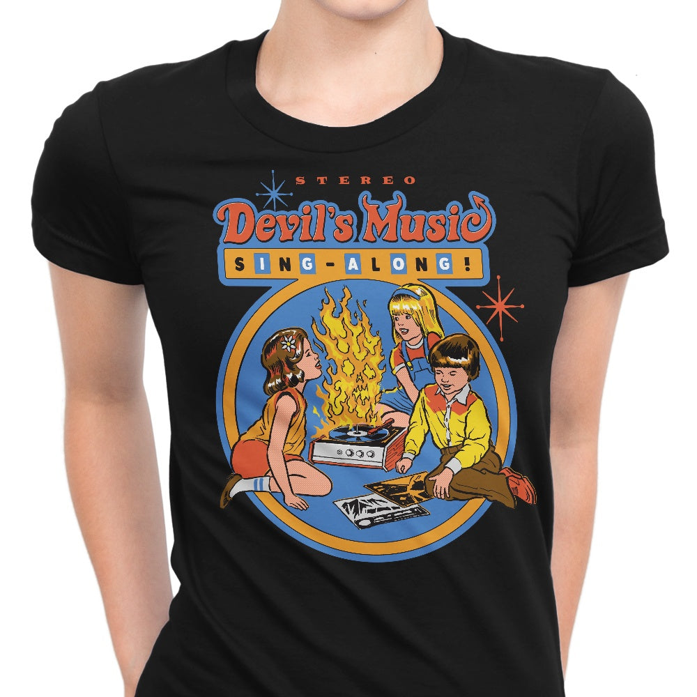 Devil's Music Sing-Along Women's Apparel - Adult & Kids T-Shirts, Sweatshirts & Hoodies apparel design preview 1