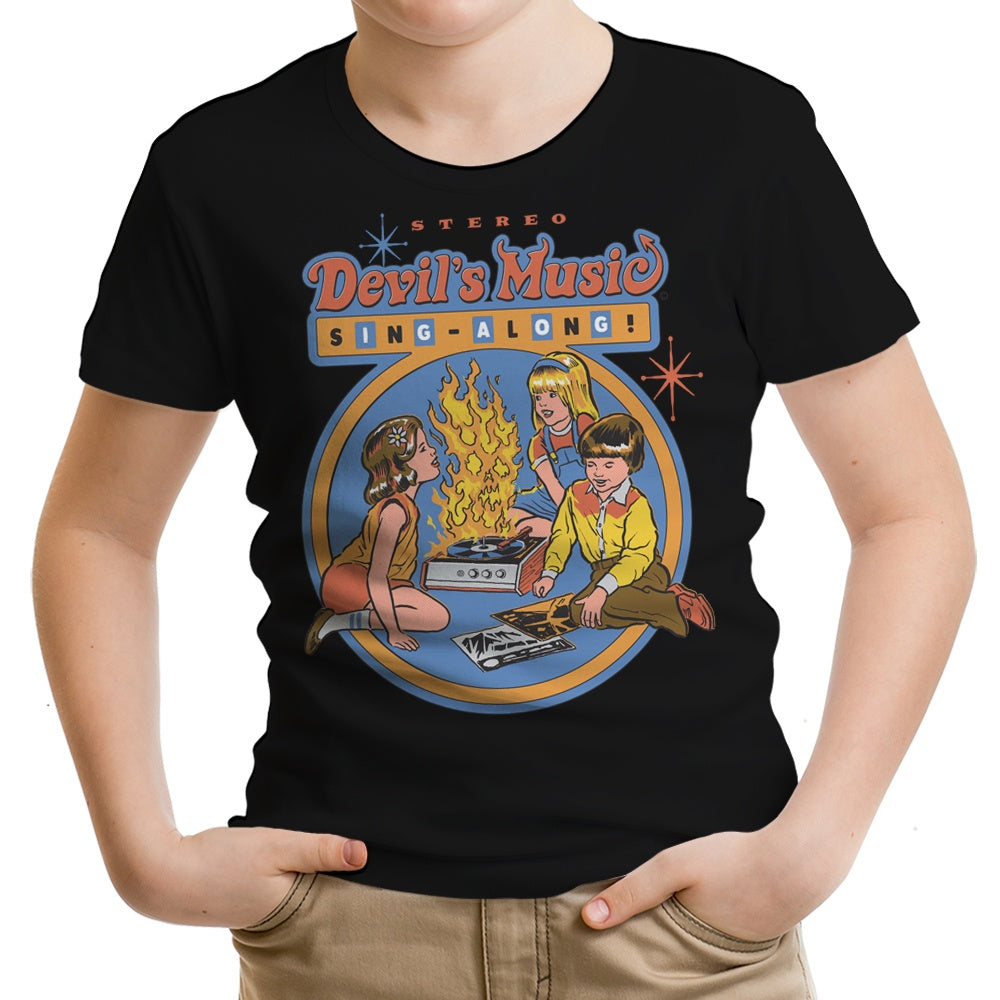 Devil's Music Sing-Along Youth Apparel - Adult & Kids T-Shirts, Sweatshirts & Hoodies apparel design preview 1