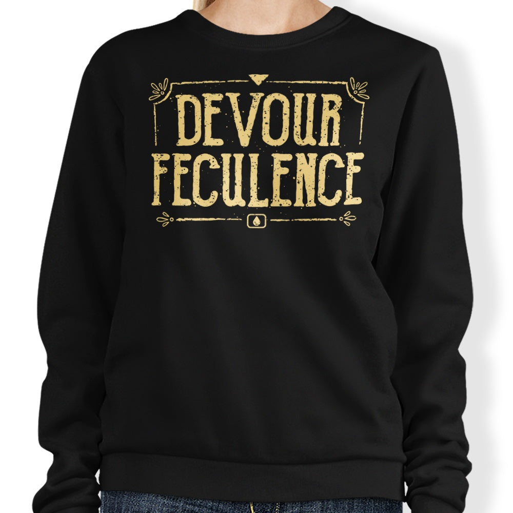 Devour Feculence - Adult & Kids T-Shirts, Sweatshirts & Hoodies apparel design preview 1