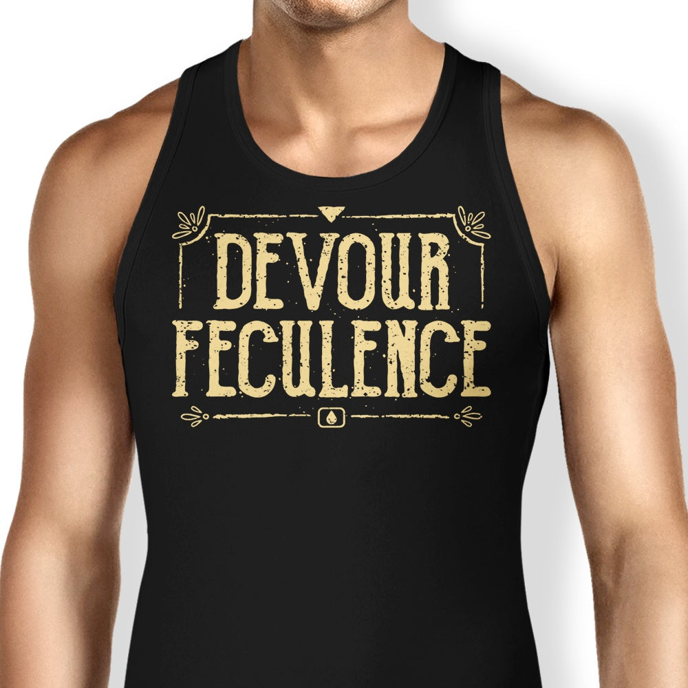 Devour Feculence Tank Top - Adult & Kids T-Shirts, Sweatshirts & Hoodies apparel design preview 1