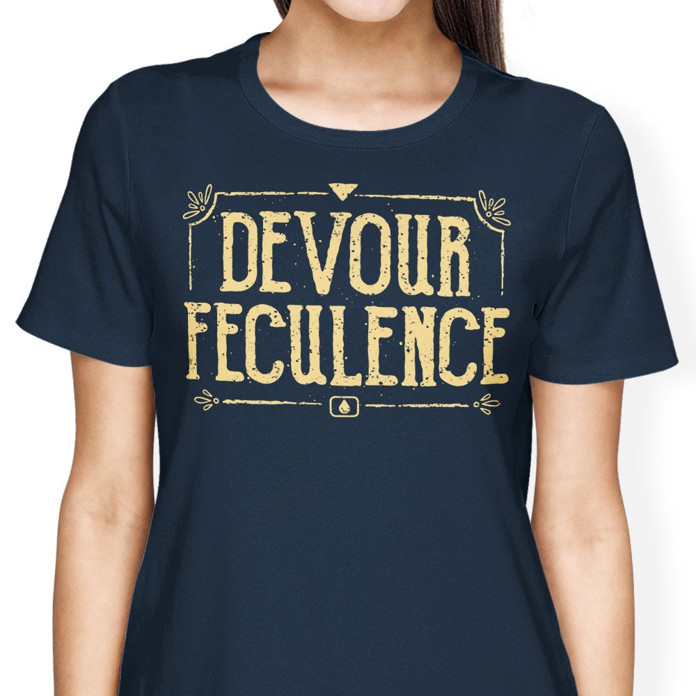 Devour Feculence Women's Apparel - Adult & Kids T-Shirts, Sweatshirts & Hoodies apparel design preview 2