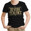 Devour Feculence Youth Apparel - Adult & Kids T-Shirts, Sweatshirts & Hoodies apparel design preview 1