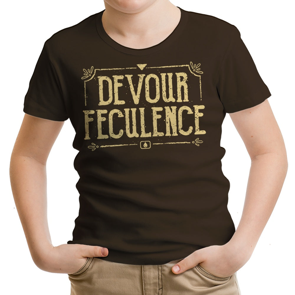 Devour Feculence Youth Apparel - Adult & Kids T-Shirts, Sweatshirts & Hoodies apparel design preview 2