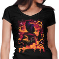 Devouring Witch Women's V-Neck - Adult & Kids T-Shirts, Sweatshirts & Hoodies apparel design preview 1