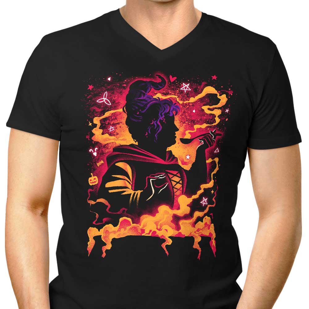 Devouring Witch Men's V-Neck - Adult & Kids T-Shirts, Sweatshirts & Hoodies apparel design preview 1