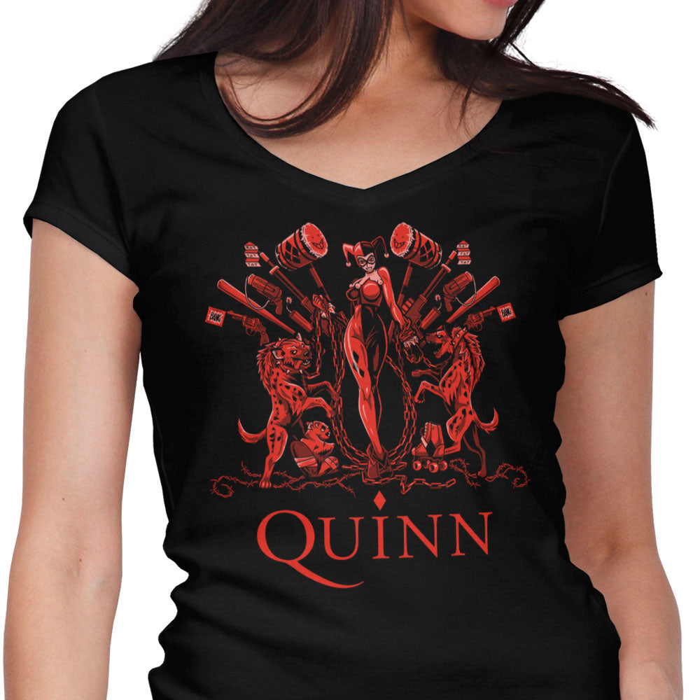 Diamond Queen Women's V-Neck - Adult & Kids T-Shirts, Sweatshirts & Hoodies apparel design preview 1