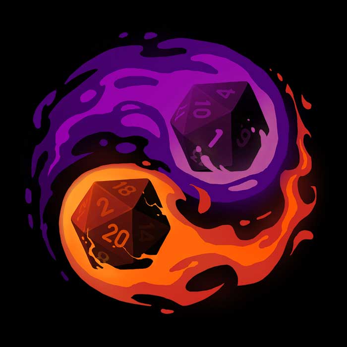 Dice Balance Men's Apparel - Adult & Kids T-Shirts, Sweatshirts & Hoodies apparel design preview 2