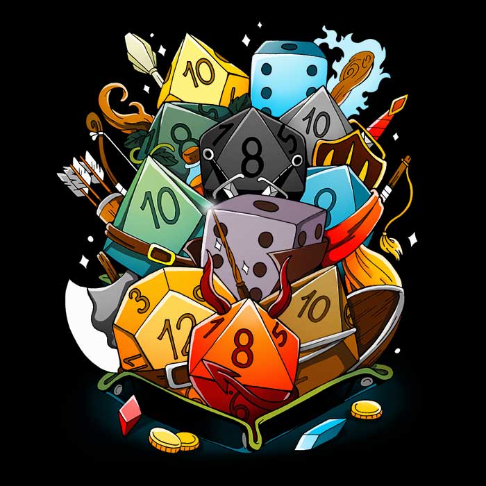 Dice Holder Men's Apparel - Adult & Kids T-Shirts, Sweatshirts & Hoodies apparel design preview 2