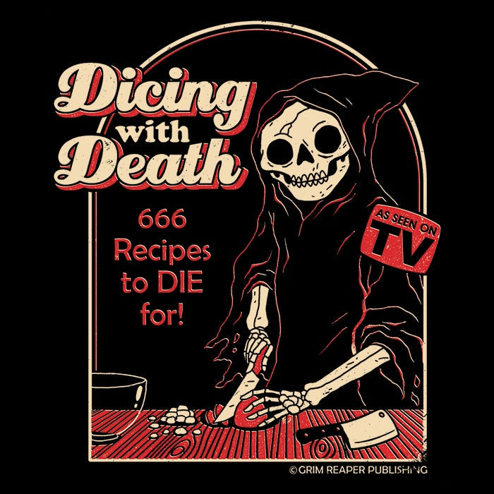 Dicing with Death Men's Apparel - Adult & Kids T-Shirts, Sweatshirts & Hoodies apparel design preview 2