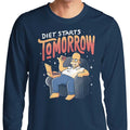 Diet Starts Tomorrow - Adult & Kids T-Shirts, Sweatshirts & Hoodies apparel design preview 1