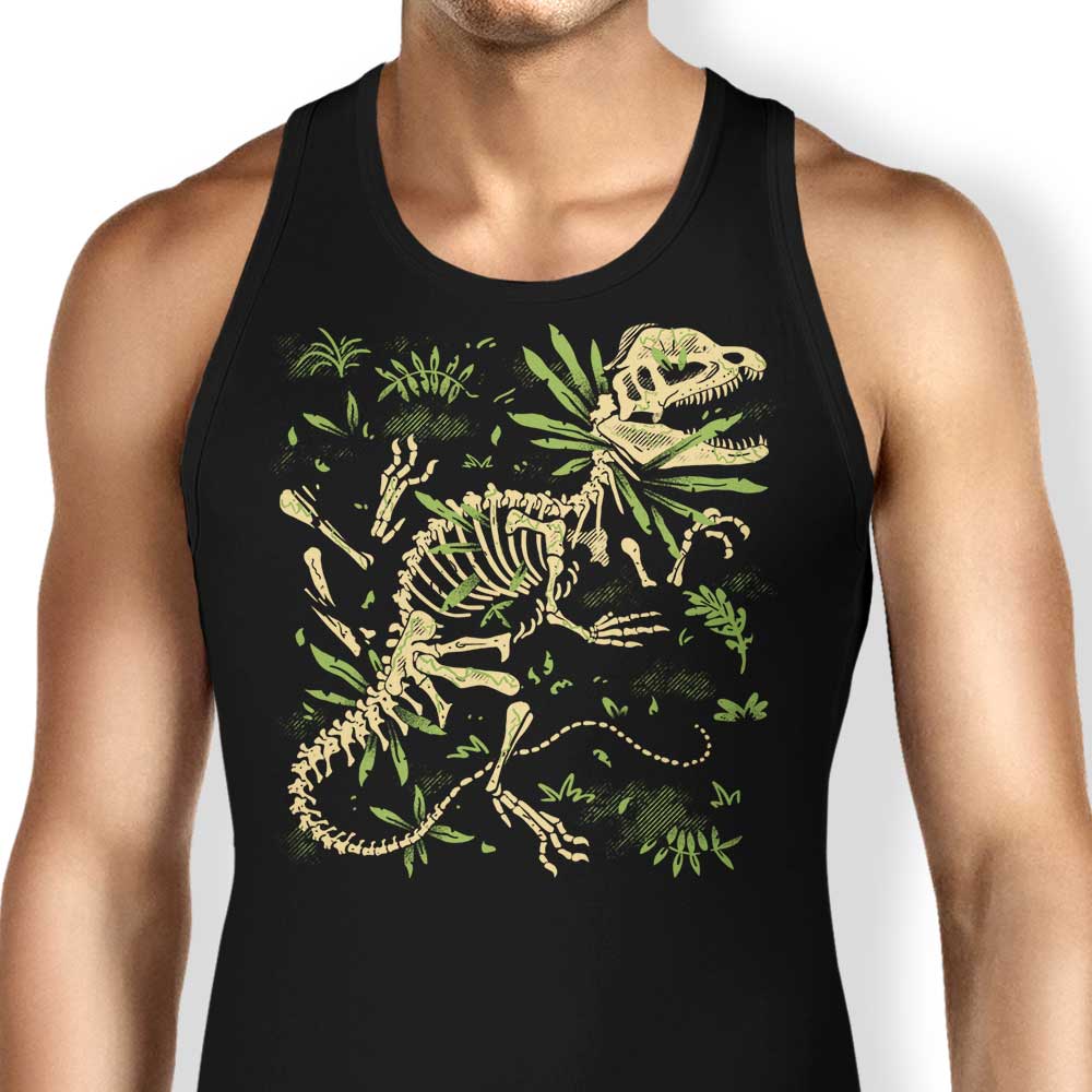Dilophosaurus Fossils Tank Top - Adult & Kids T-Shirts, Sweatshirts & Hoodies apparel design preview 1