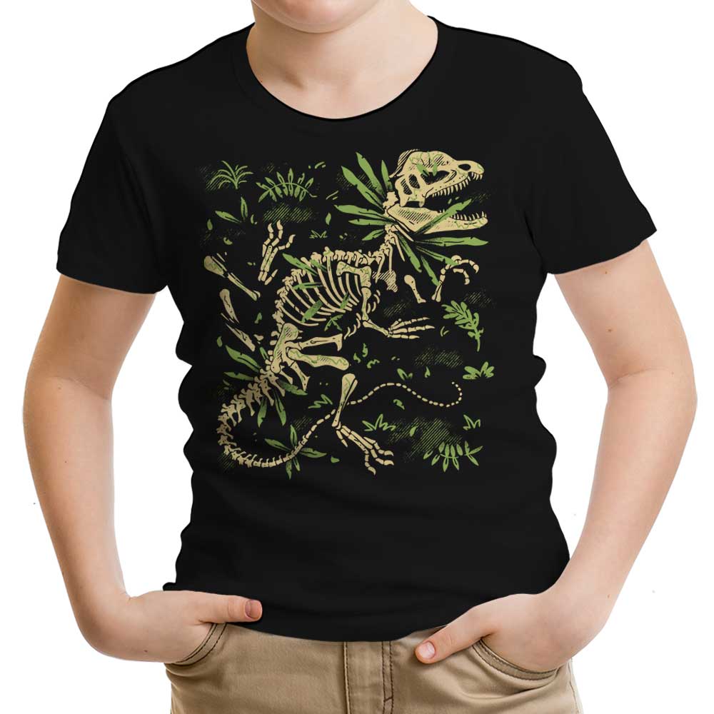 Dilophosaurus Fossils Youth Apparel - Adult & Kids T-Shirts, Sweatshirts & Hoodies apparel design preview 1