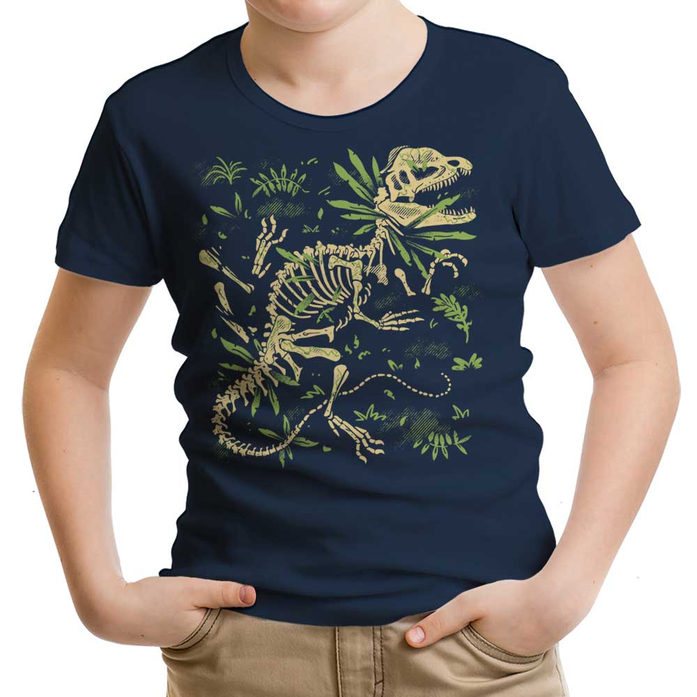 Dilophosaurus Fossils Youth Apparel - Adult & Kids T-Shirts, Sweatshirts & Hoodies apparel design preview 2