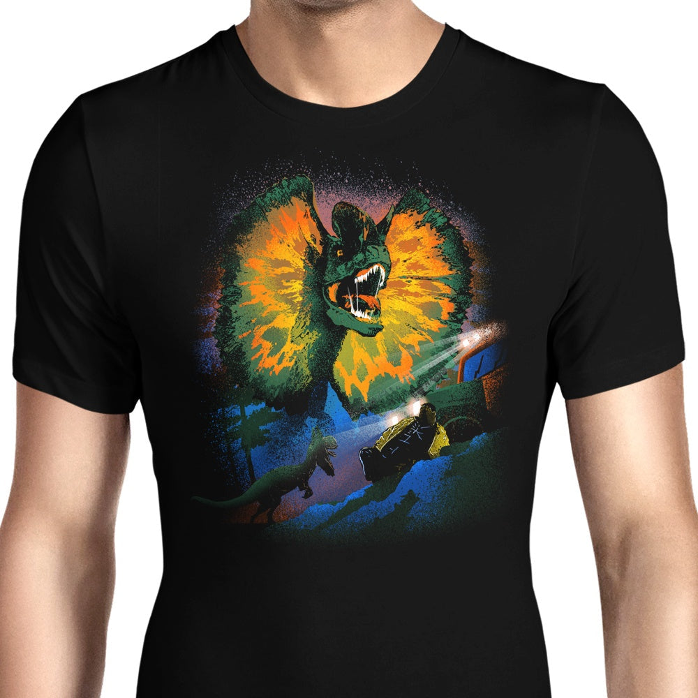 Dilophosaurus Men's Apparel - Adult & Kids T-Shirts, Sweatshirts & Hoodies apparel design preview 1