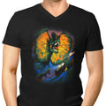 Dilophosaurus Men's V-Neck - Adult & Kids T-Shirts, Sweatshirts & Hoodies apparel design preview 1