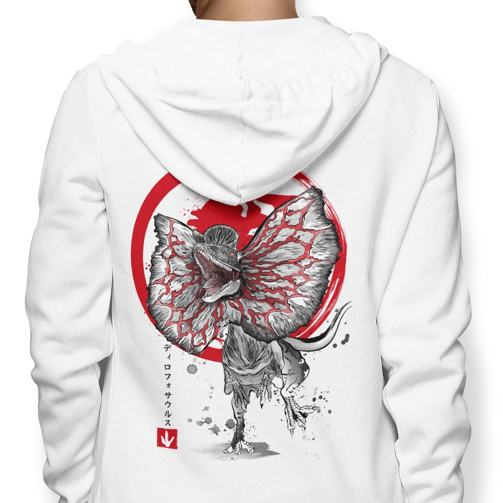Dilophosaurus Sumi-e - Adult & Kids T-Shirts, Sweatshirts & Hoodies apparel design preview 1