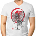 Dilophosaurus Sumi-e Men's V-Neck - Adult & Kids T-Shirts, Sweatshirts & Hoodies apparel design preview 1