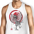 Dilophosaurus Sumi-e Tank Top - Adult & Kids T-Shirts, Sweatshirts & Hoodies apparel design preview 1