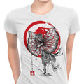 Dilophosaurus Sumi-e Women's Apparel - Adult & Kids T-Shirts, Sweatshirts & Hoodies apparel design preview 1