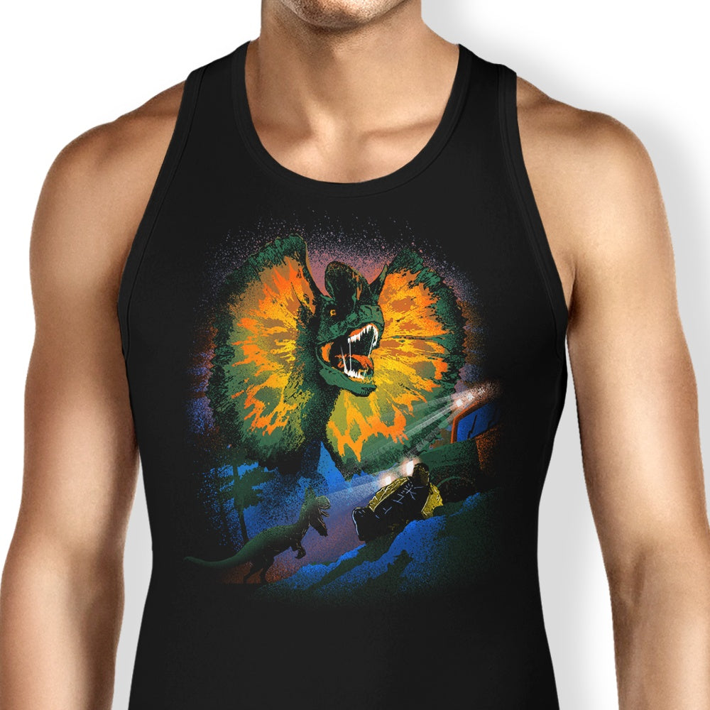 Dilophosaurus Tank Top - Adult & Kids T-Shirts, Sweatshirts & Hoodies apparel design preview 1