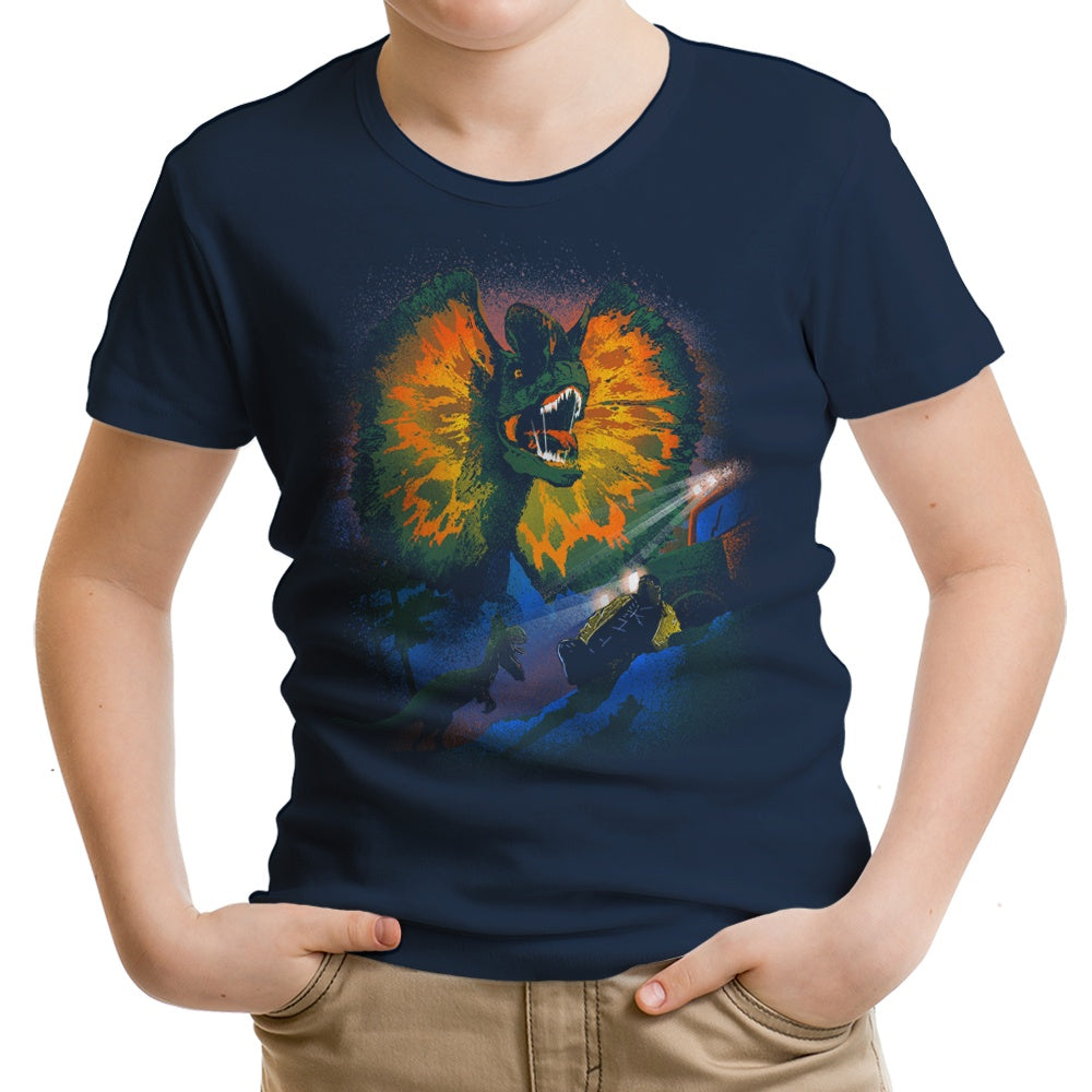 Dilophosaurus Youth Apparel - Adult & Kids T-Shirts, Sweatshirts & Hoodies apparel design preview 2
