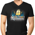 Dinner Before Christmas Men's V-Neck - Adult & Kids T-Shirts, Sweatshirts & Hoodies apparel design preview 1
