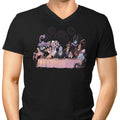 Dinner of Villains Men's V-Neck - Adult & Kids T-Shirts, Sweatshirts & Hoodies apparel design preview 1